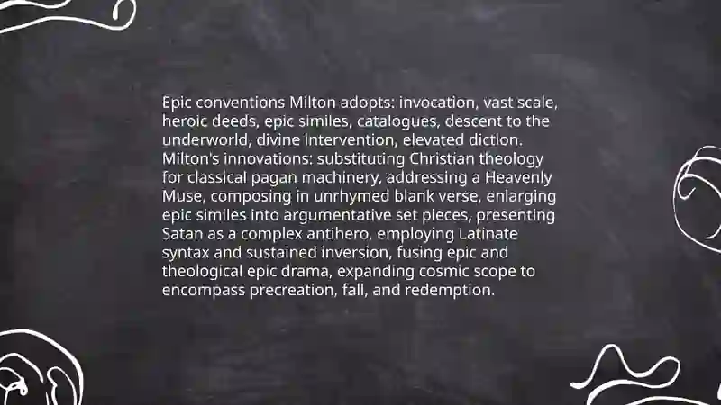Milton's literary creativity 4
