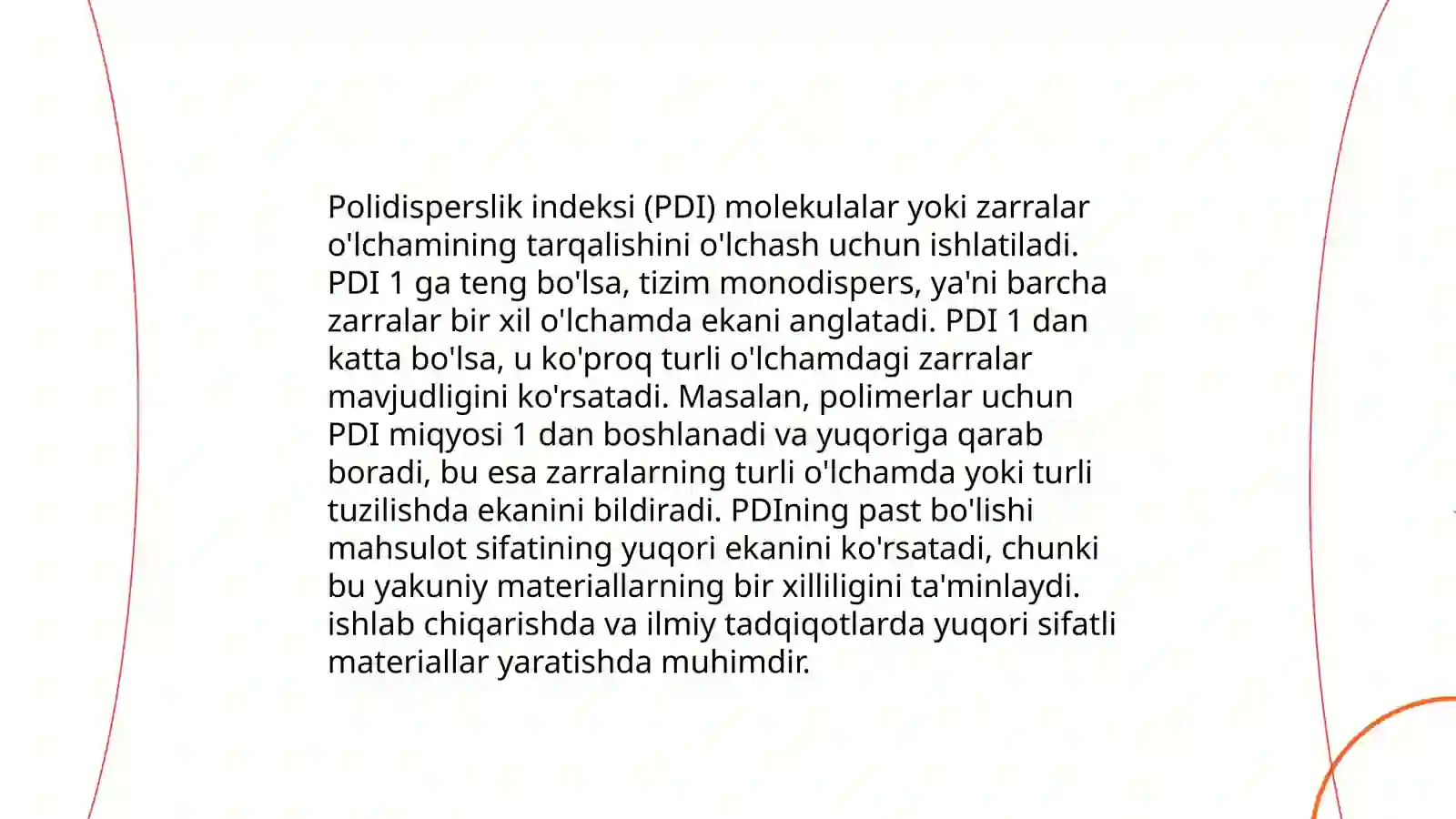 Polimerlarning polidispresligini aniqlash 4