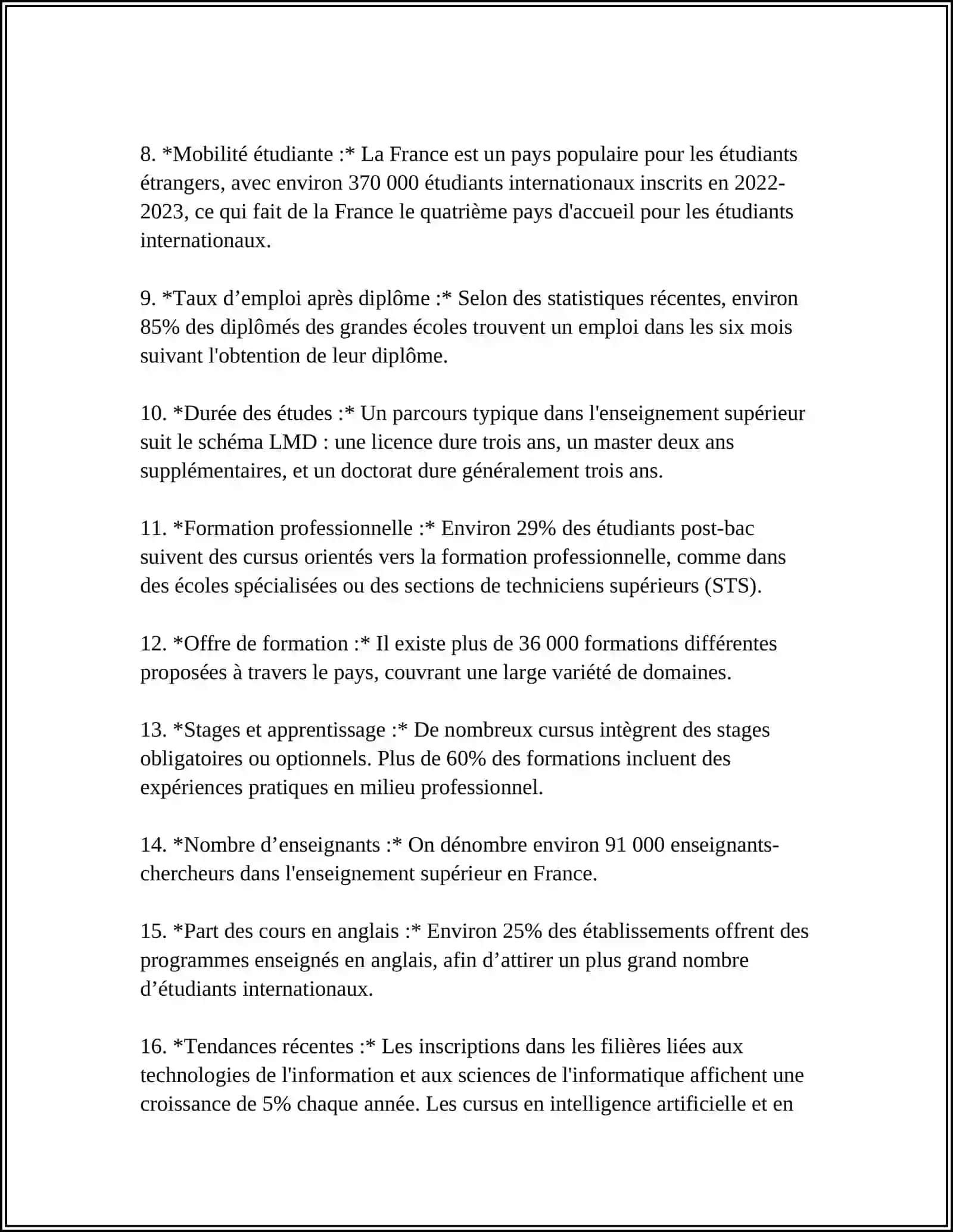 FRANSUZ TILIDAGI MES ETUDES MAVZUSIDA 4