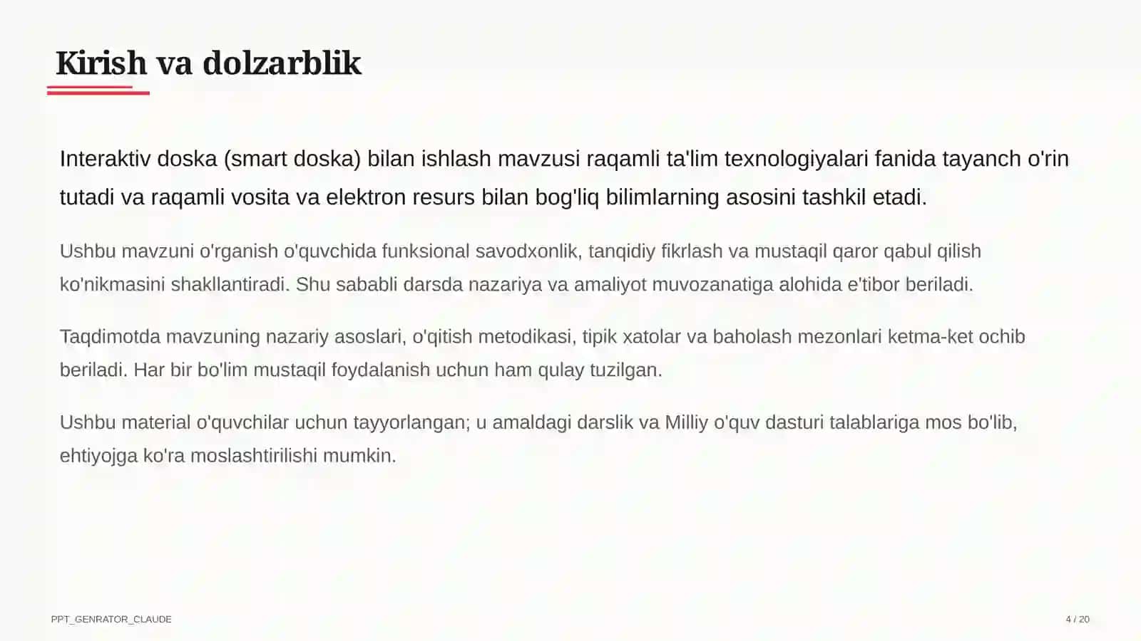 Interaktiv doska (smart doska) bilan ishlash 4
