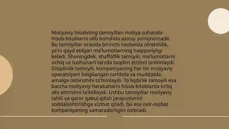 Buxgalterya hisobiga qoʻyiladigan talablar 4