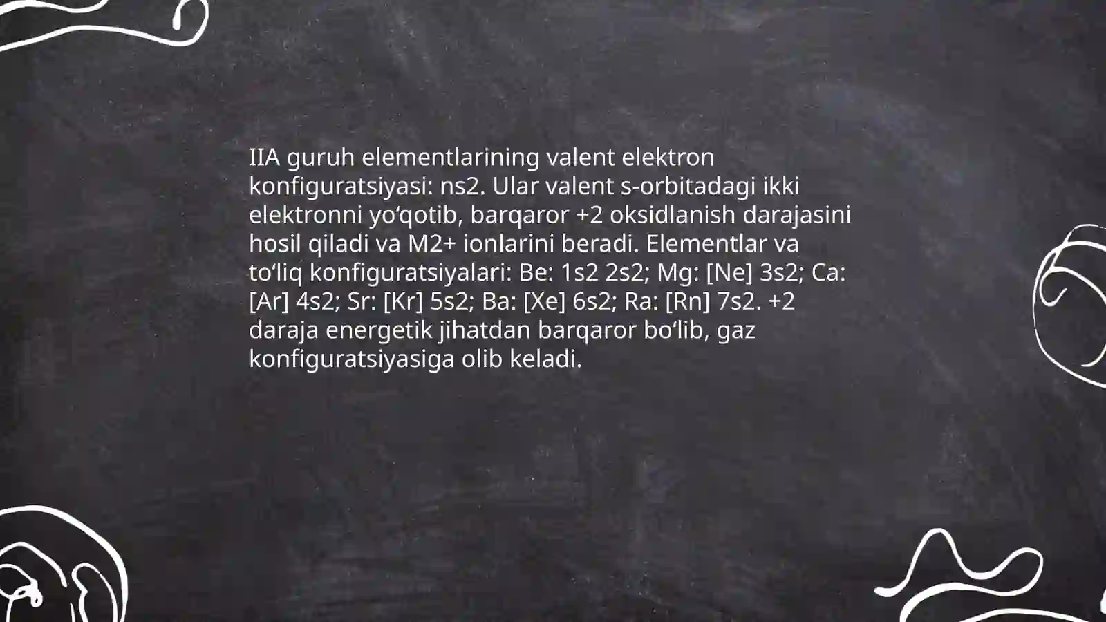 IIA GURUH elementlari 4
