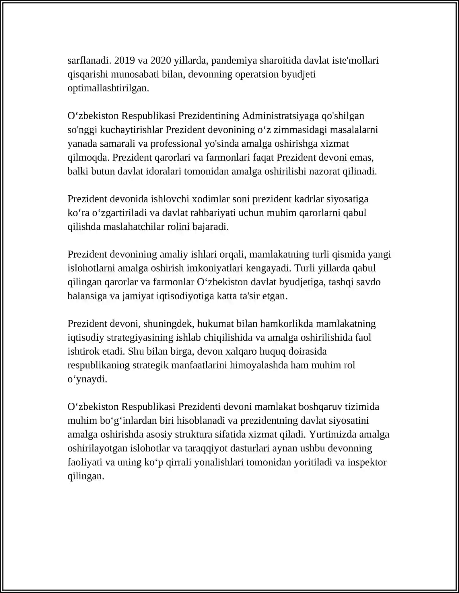 O‘ZBEKISTONDAGI TASHKILOTLAR TASHKIL ETILGAN YILI VA SANASI HAMDA ASOSIY MAQSAD VA VAZIFALARI 4