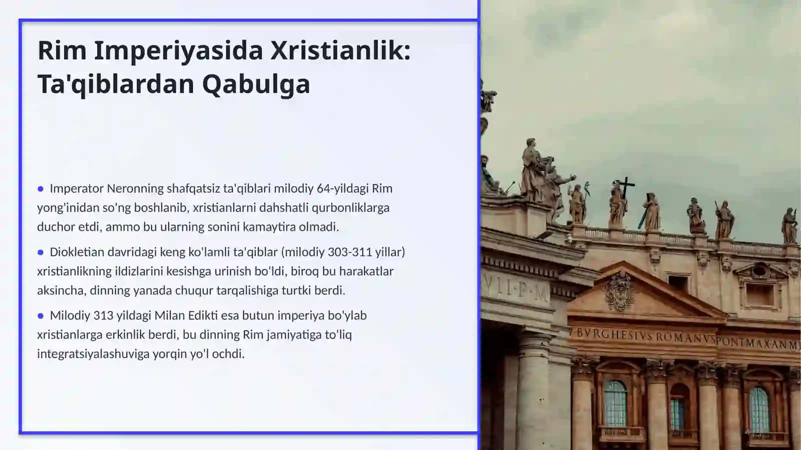 Xristianlikningpaydobo‘lishivatarqalishi 4