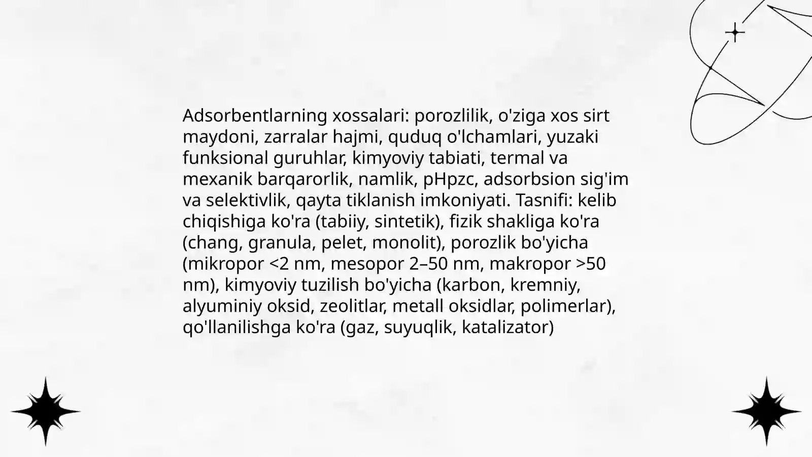 Adsorbsiya, desorbsiya va xemosorbsiya 4