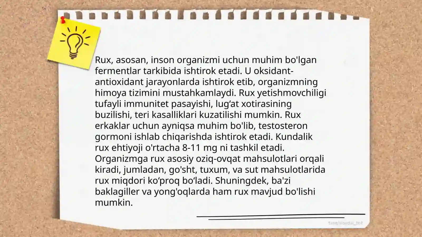 Zn elementining kimyoviy xossalari 4