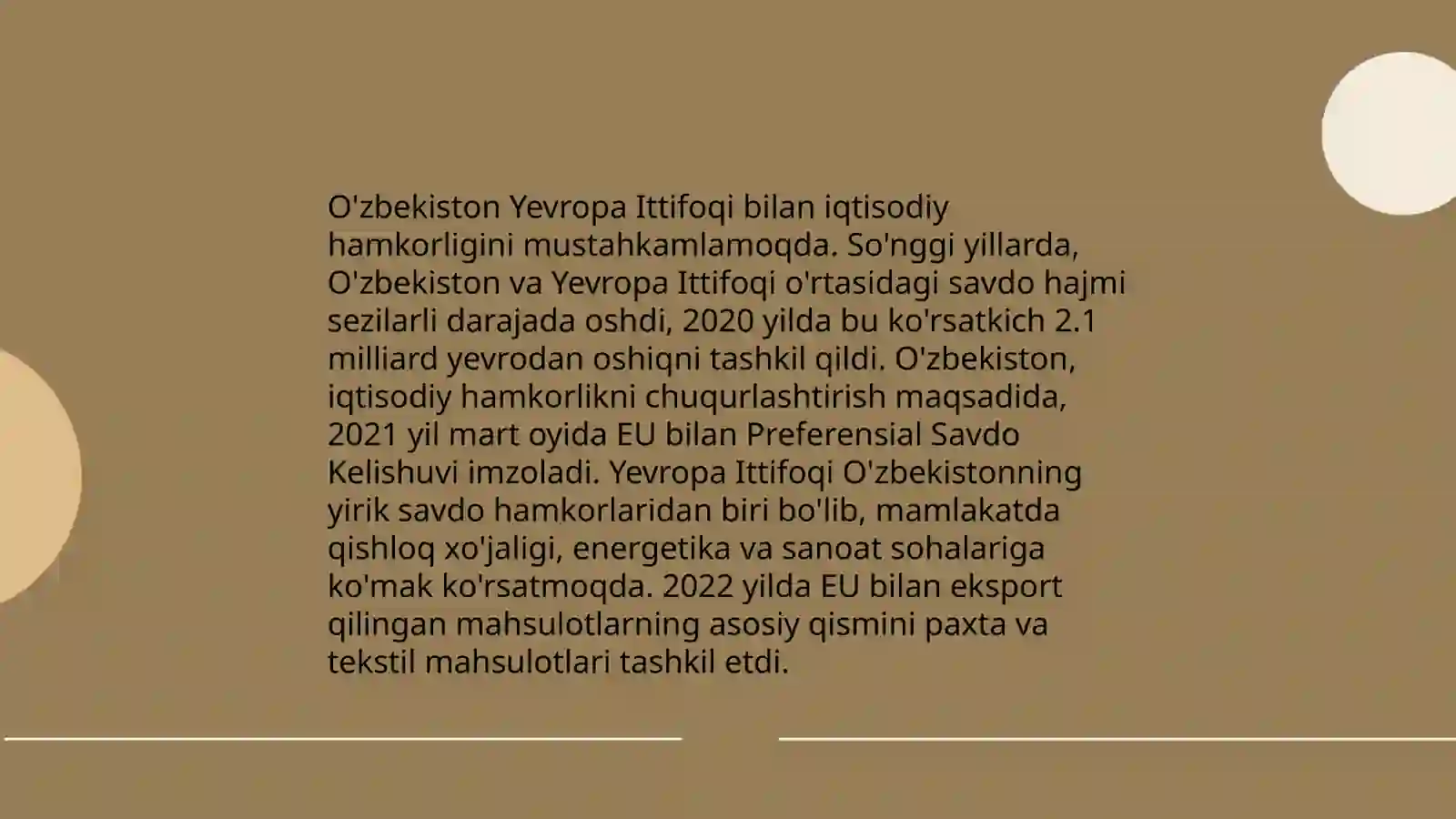 Yevropa Ittifoqi va O'zbekiston: savdo va diplomatik aloqalar 4