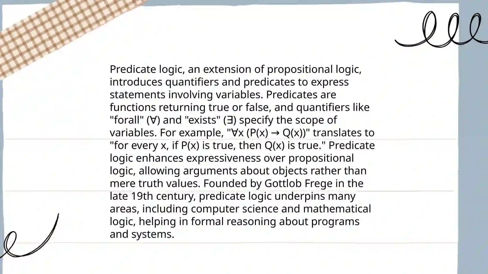 Mathematical logic 4
