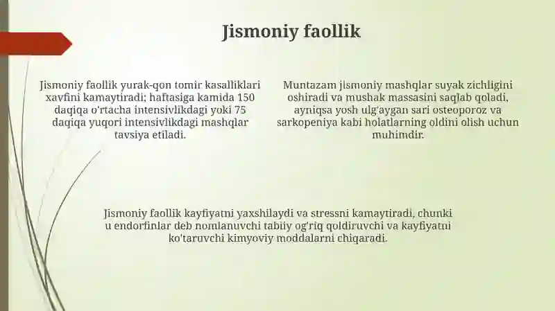Soğlom turmush tarzi 4