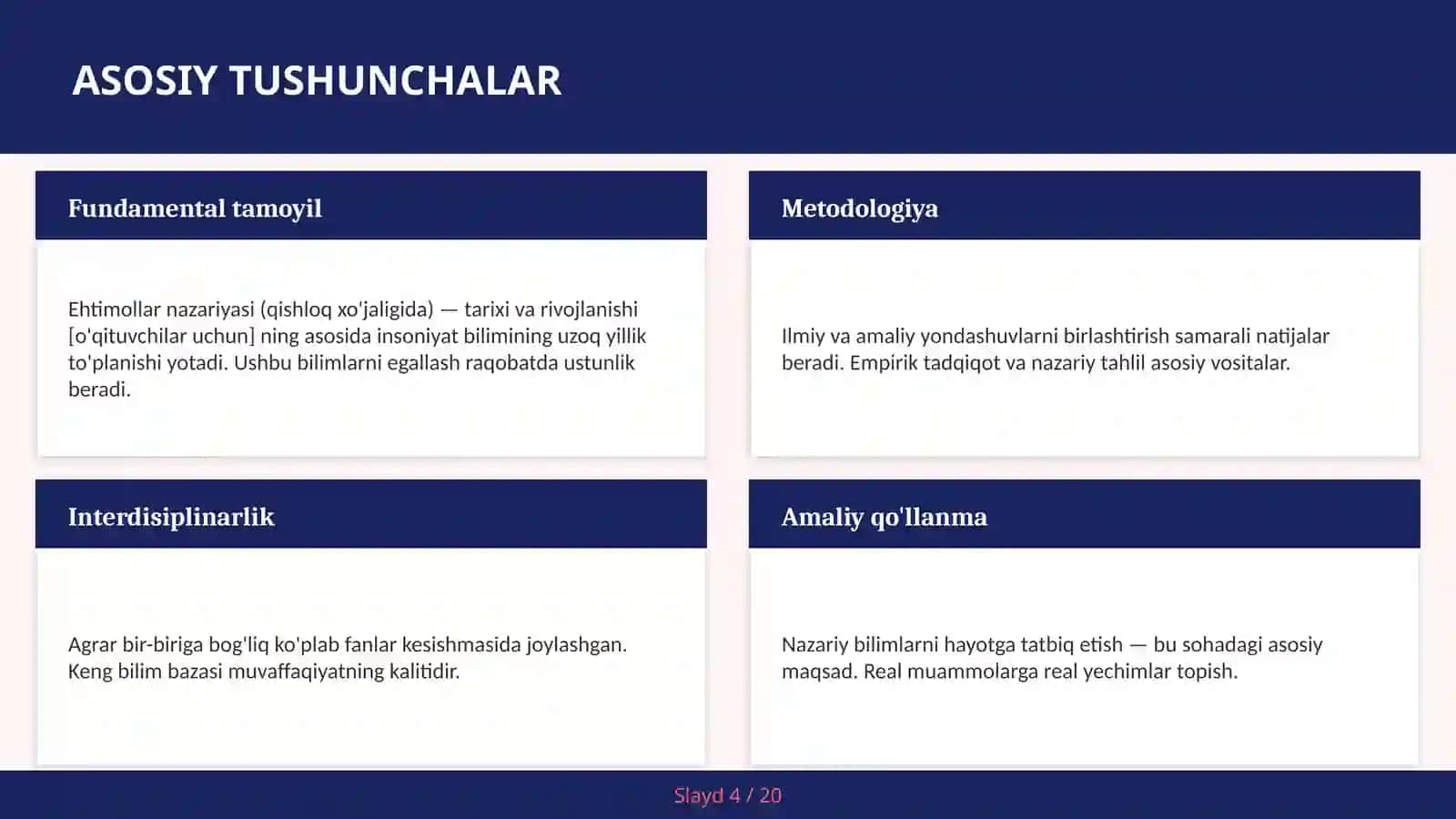 Ehtimollar nazariyasi (qishloq xo'jaligida) — tarixi va rivojlanishi [o'qituvchilar uchun] 4