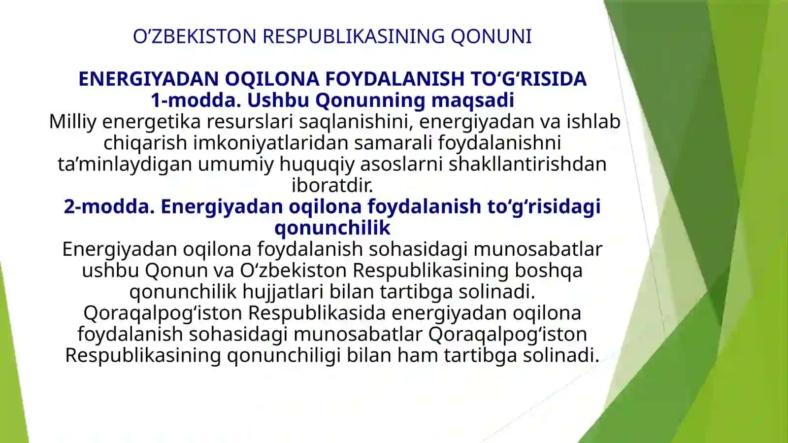 SANOAT KORXONALARMA’MURIYBINOLARIDA ENERGIYADAN OQILONA FOYDALANISH 4