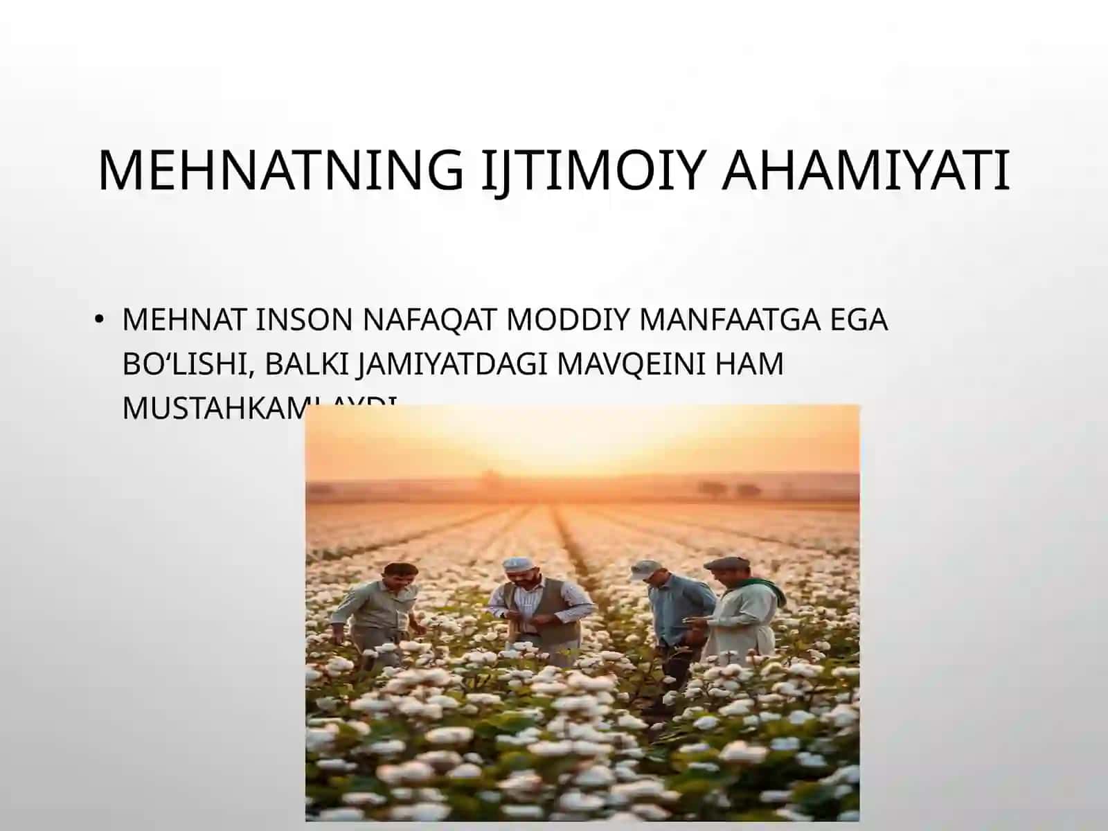 Sharq xalqlarining mehnat va kasb Antropologiyasi 4