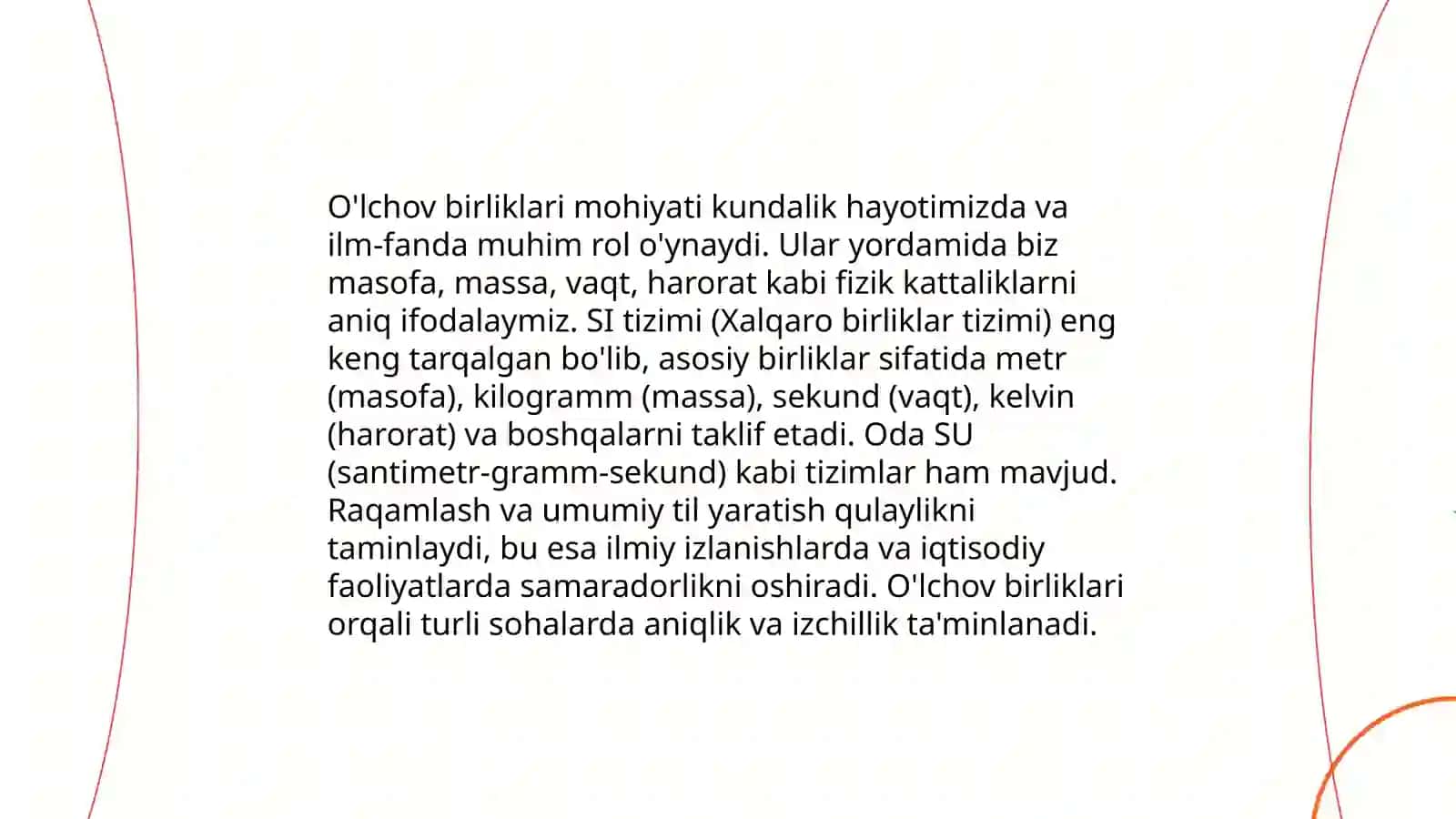 BOSHLANG'ICH SINFLARDA ASOSIY MIQDORLAR VA ULARNI O'LCHOV BIRLIKLARINI O'RGATISH METODIKASI 4
