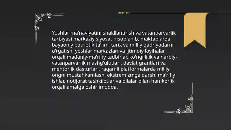 Ma'naviy oʻzgarishlar 4