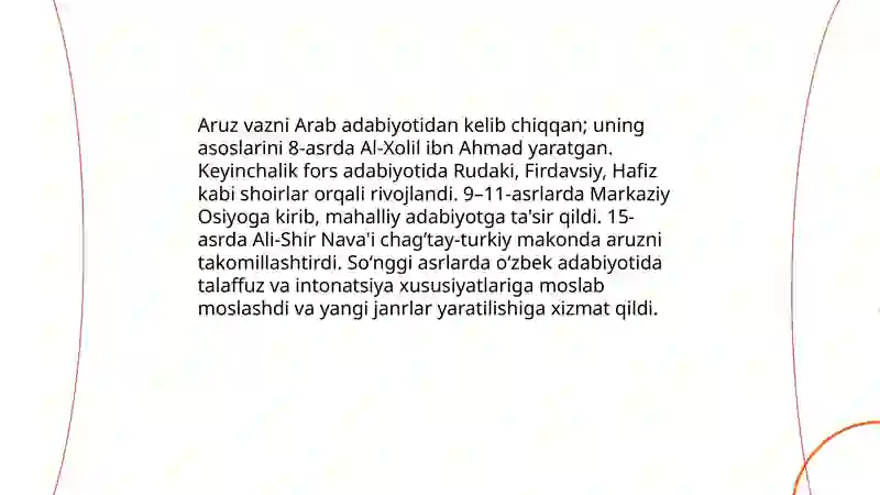 Aruz vazni 4
