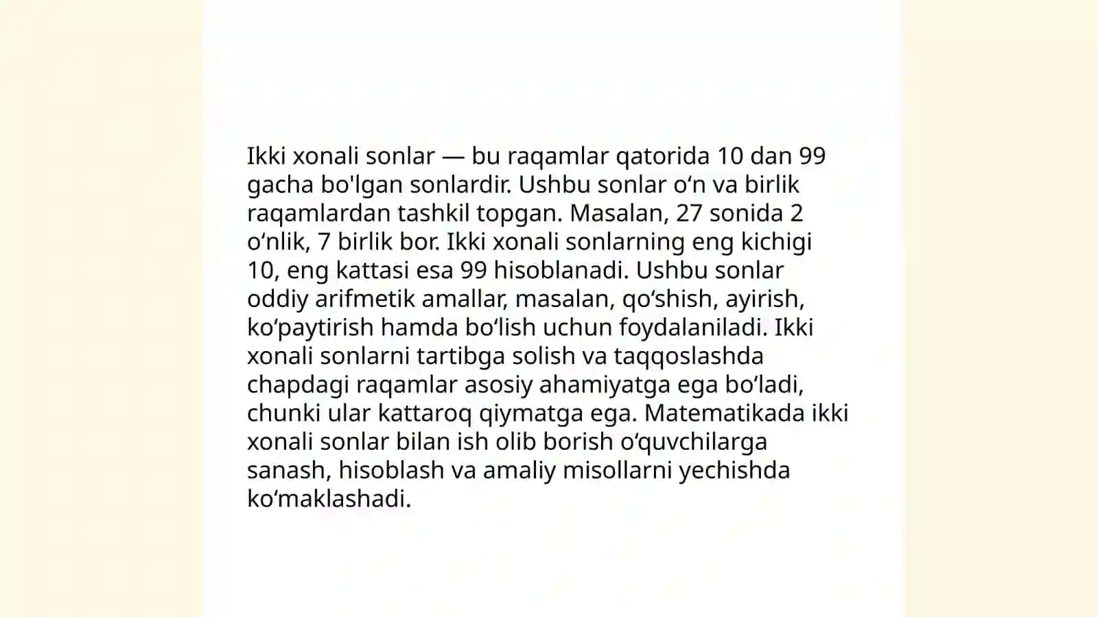 Ikki xonali sonni bir xonali songa ko'paytirishni o'rgatish metodikasi (3-sinf matematika darsligining 1-qism) 4