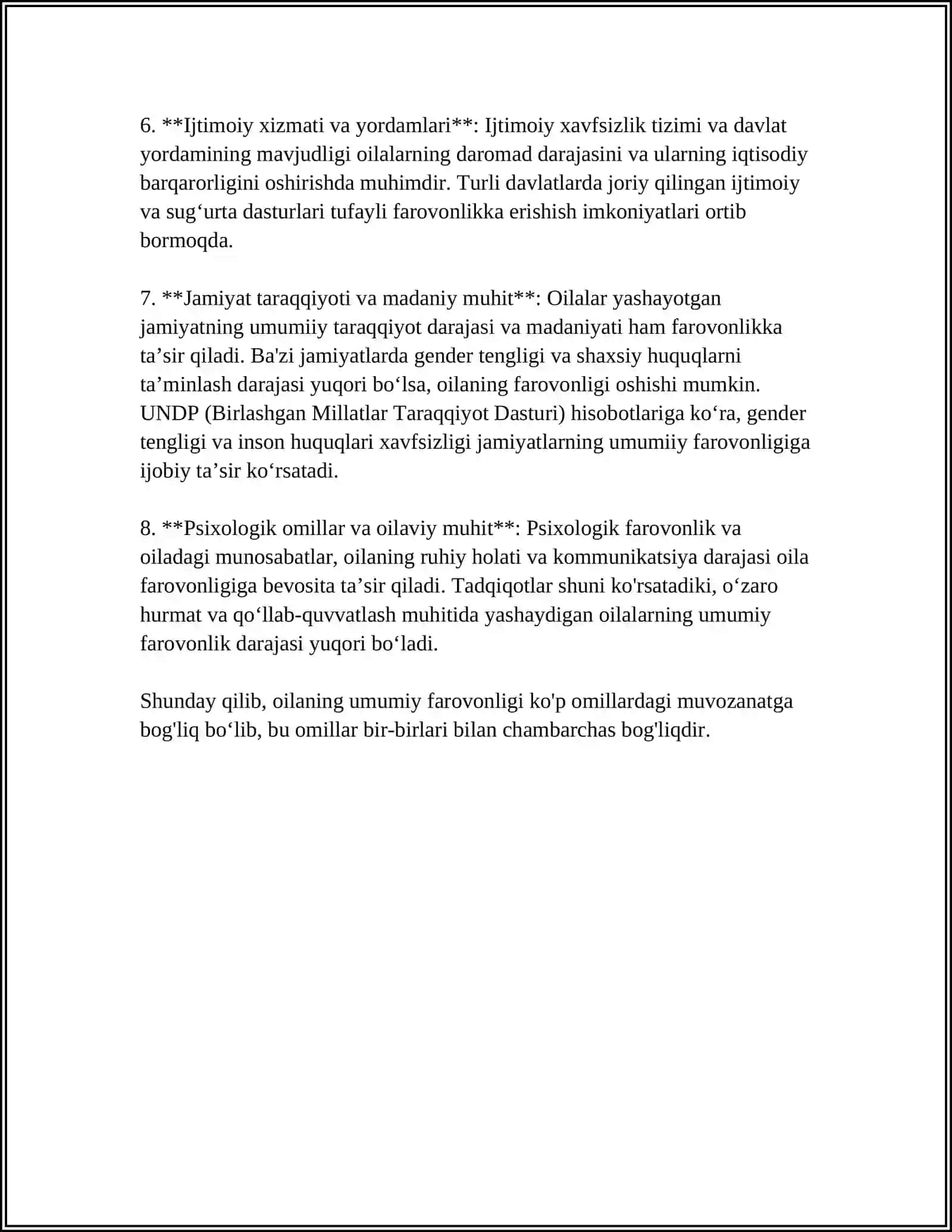 OILA FARAVONLIGI VA BOLA TARBIYASI 4
