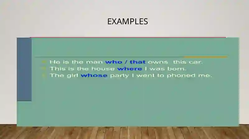 Relative clause ppt Grammatika 4