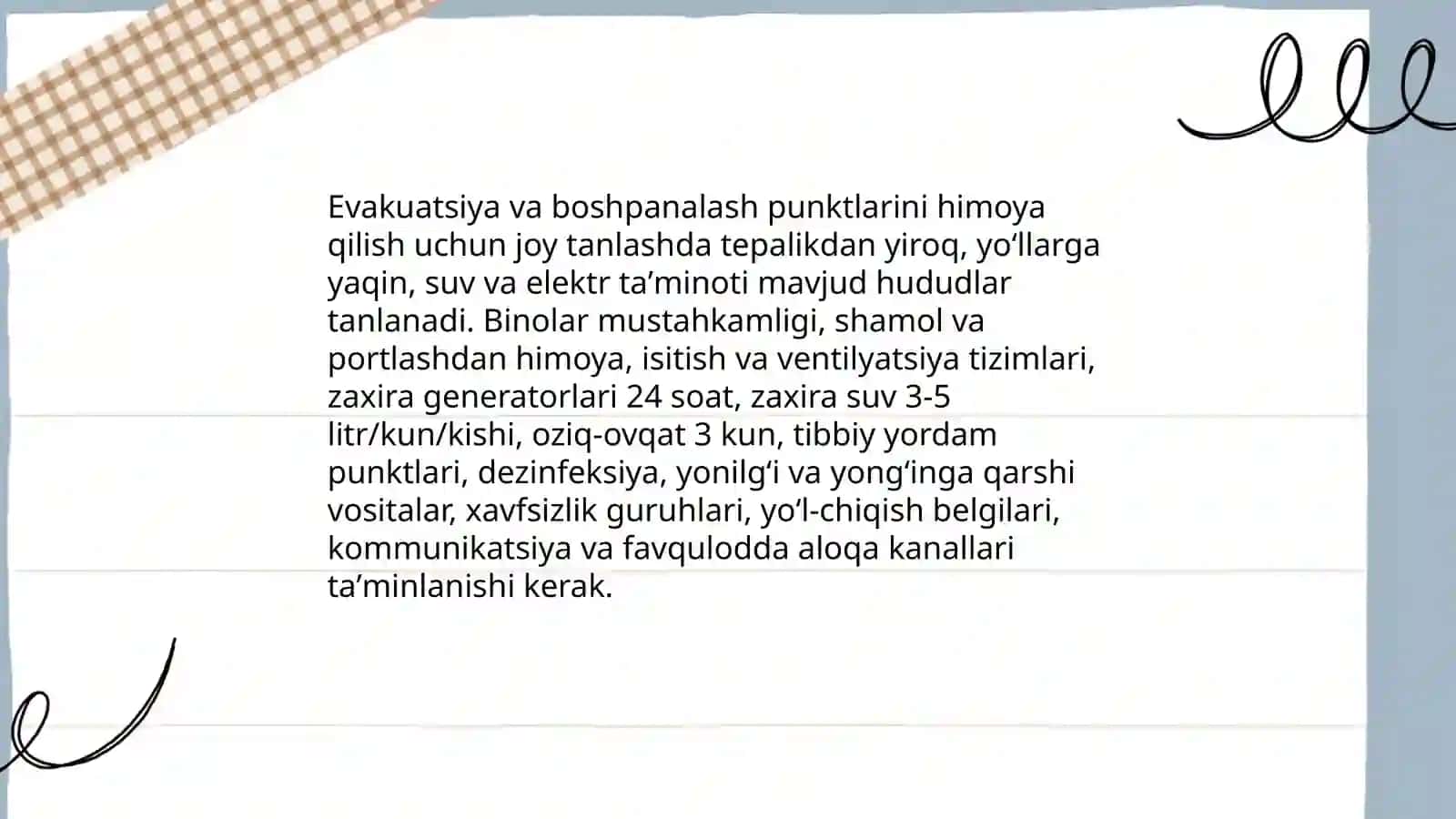 Fuqaro aholi jon saqlashi uchun zarur bo‘lgan obyektlar himoyasi 4