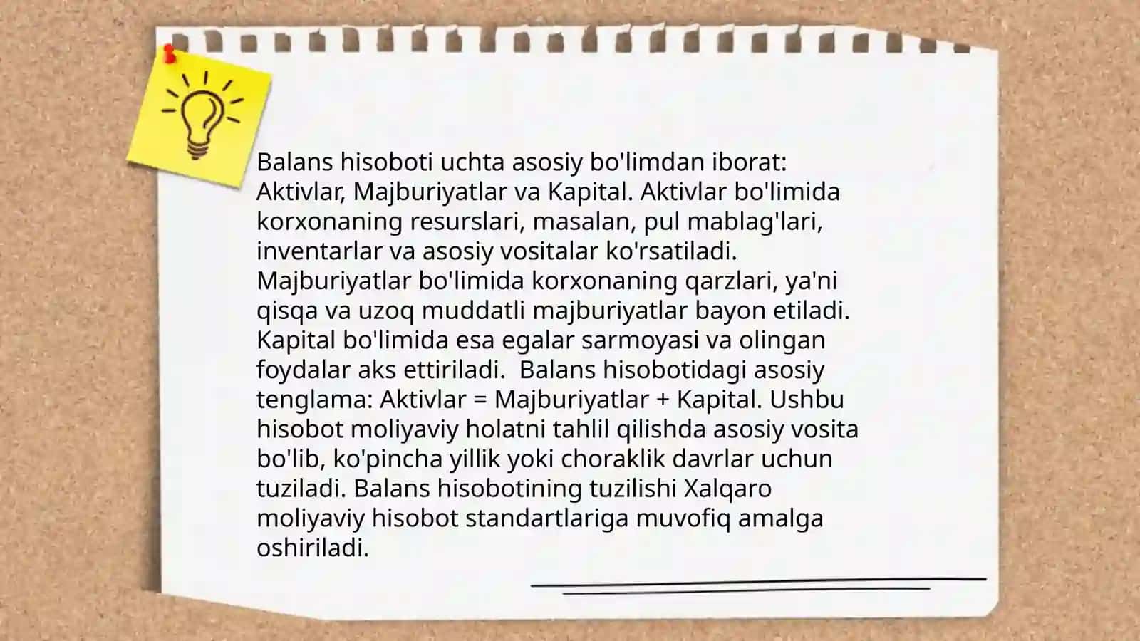 Moliyaviy hisobotni taqdim etish Nilufar 4