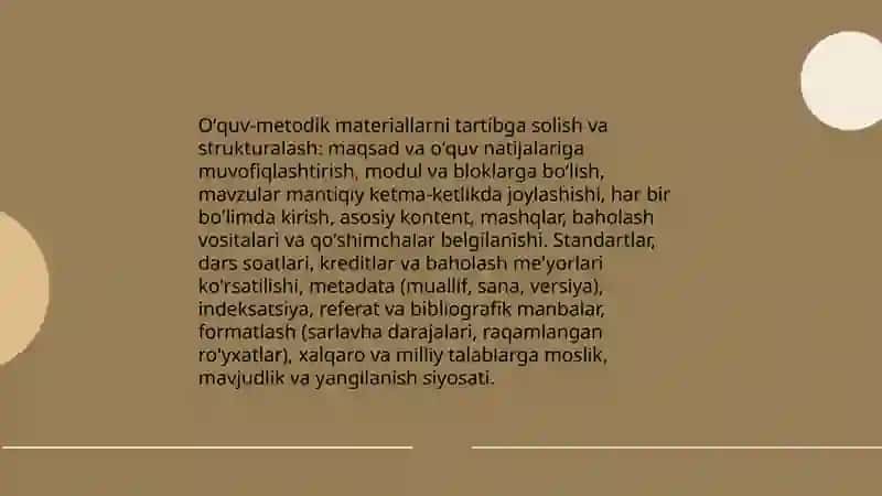 Oʻquv metodik materiallar 4