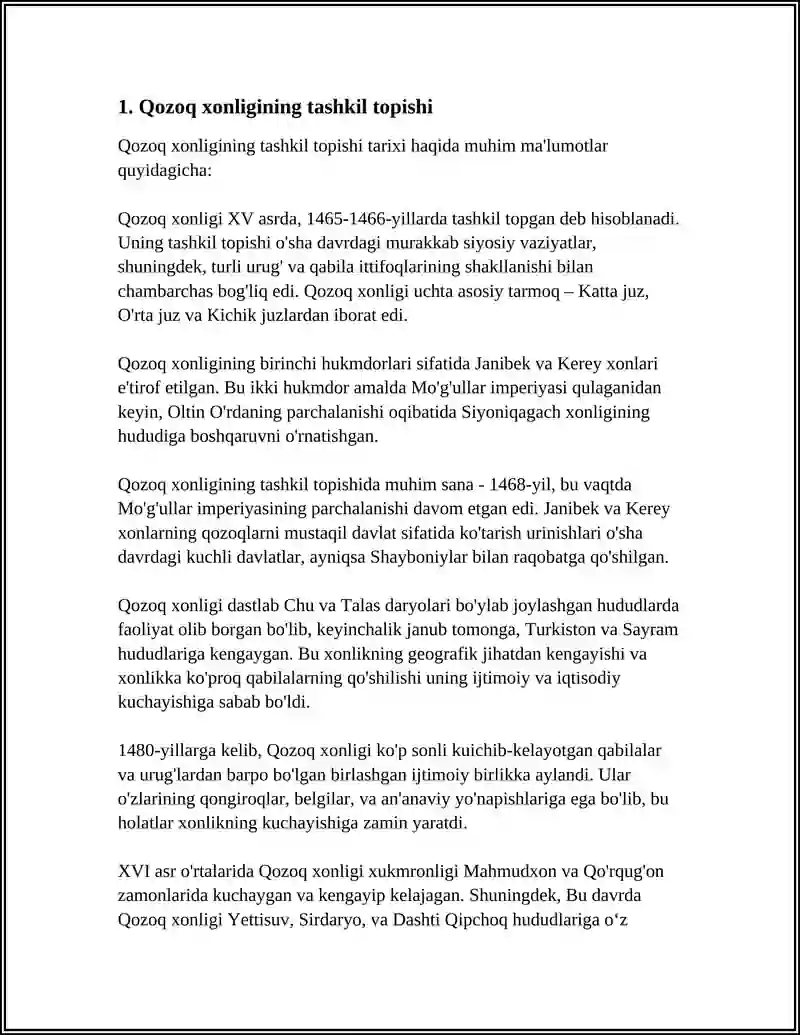 QOZOQ XONLIGI 4