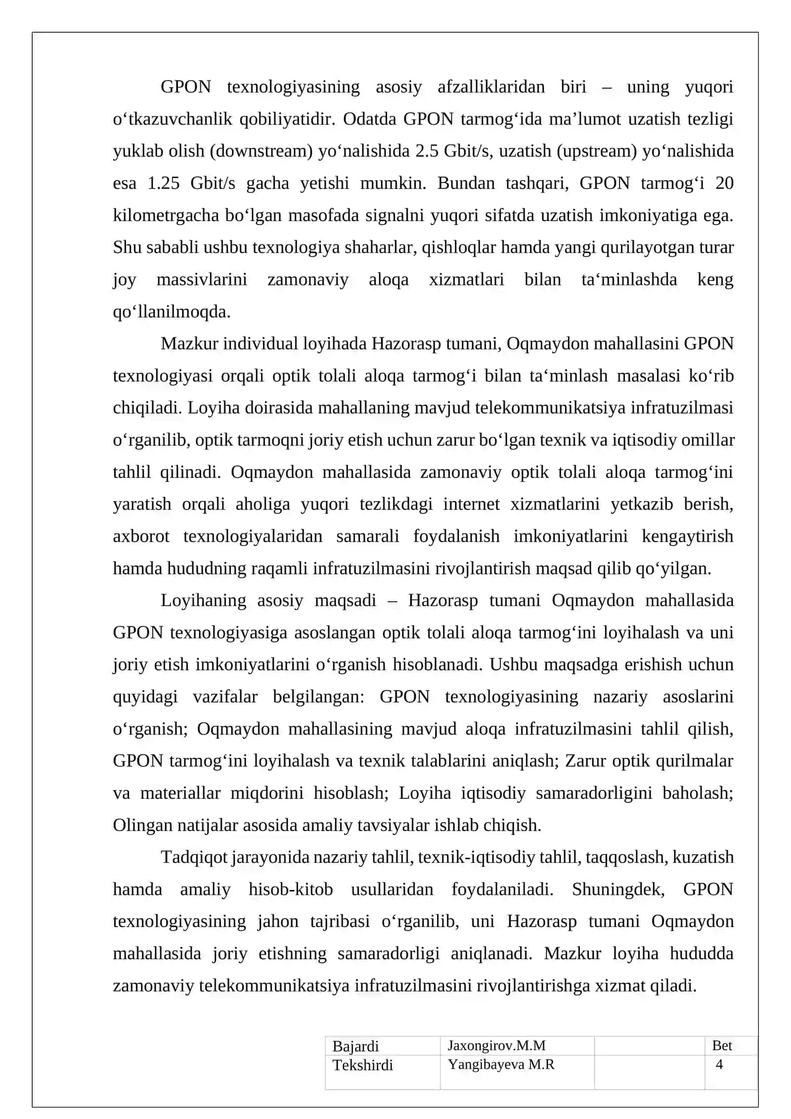 Individual loyiha 4
