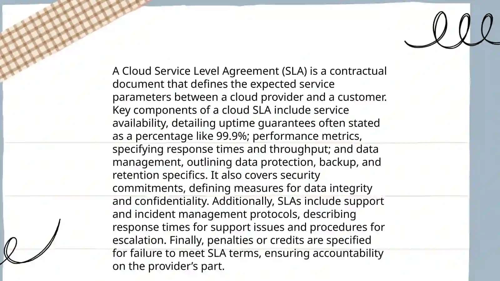 Cloud Computing Services Level Agreements 4
