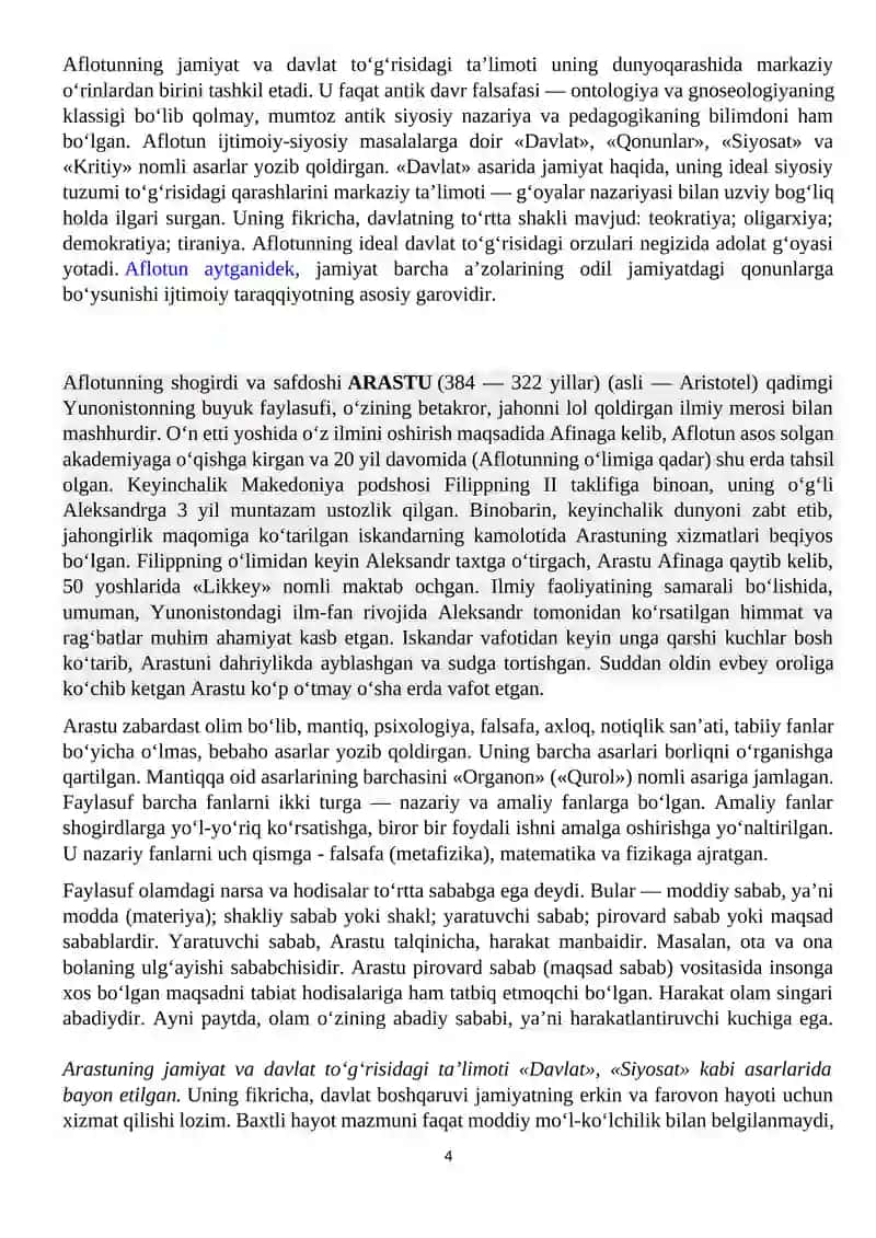 Falsafiy tafakkur taraqqiyoti bosqichlari: G‘arb falsafasi 4