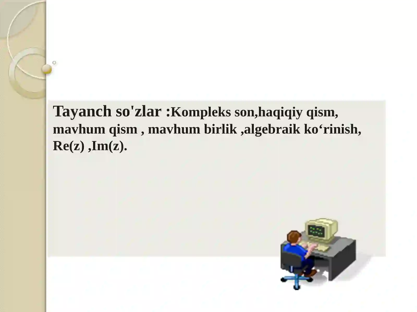 Kompleks sonlar va ular ustida amallar 4