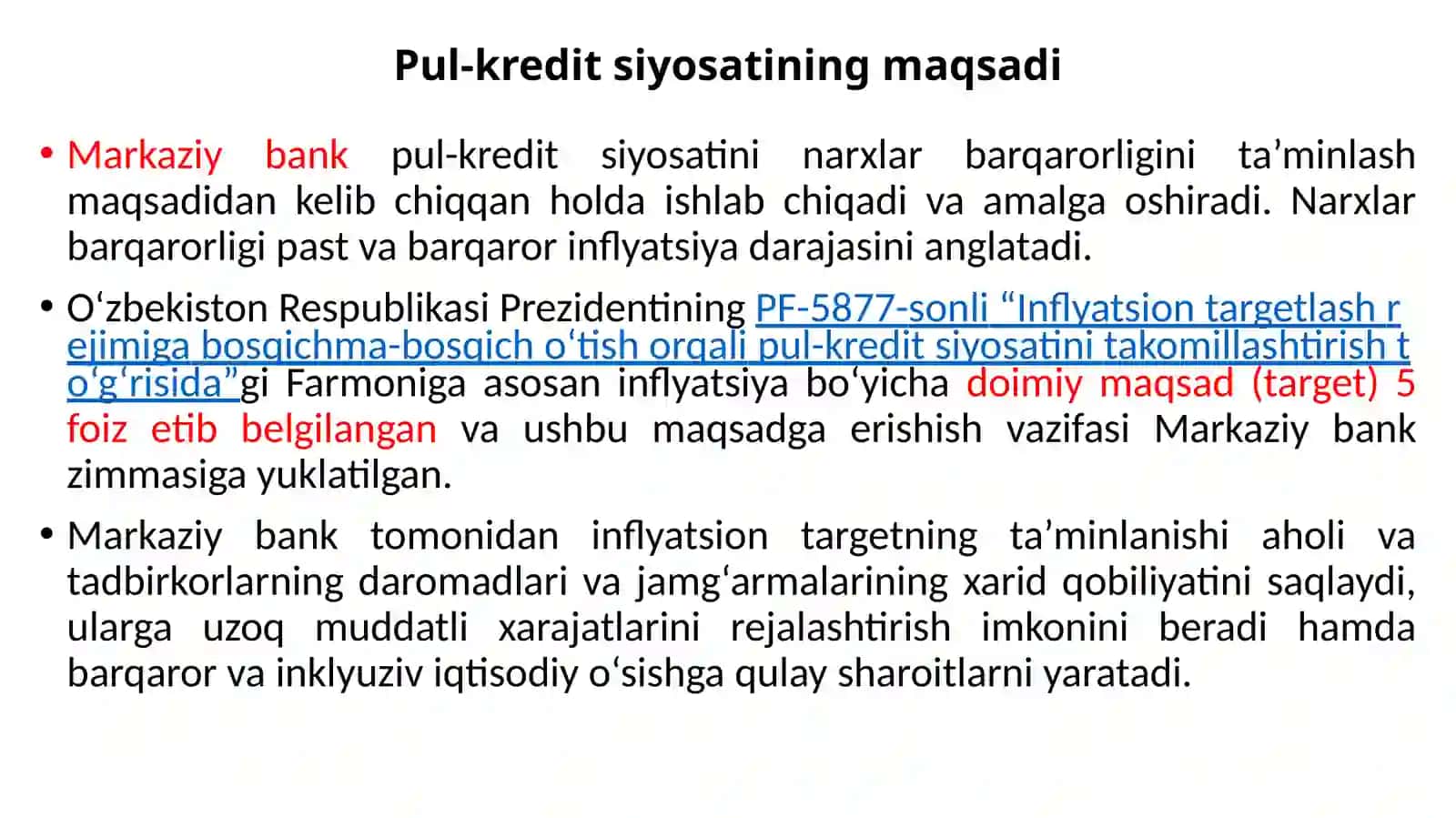 O‘zbekistonda milliy valyuta barqarorligini ta’minlash choralari 4