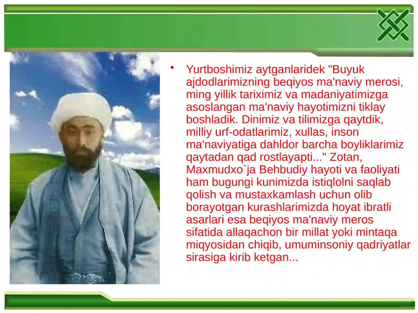Mahmudxo`ja Behbudiy 4