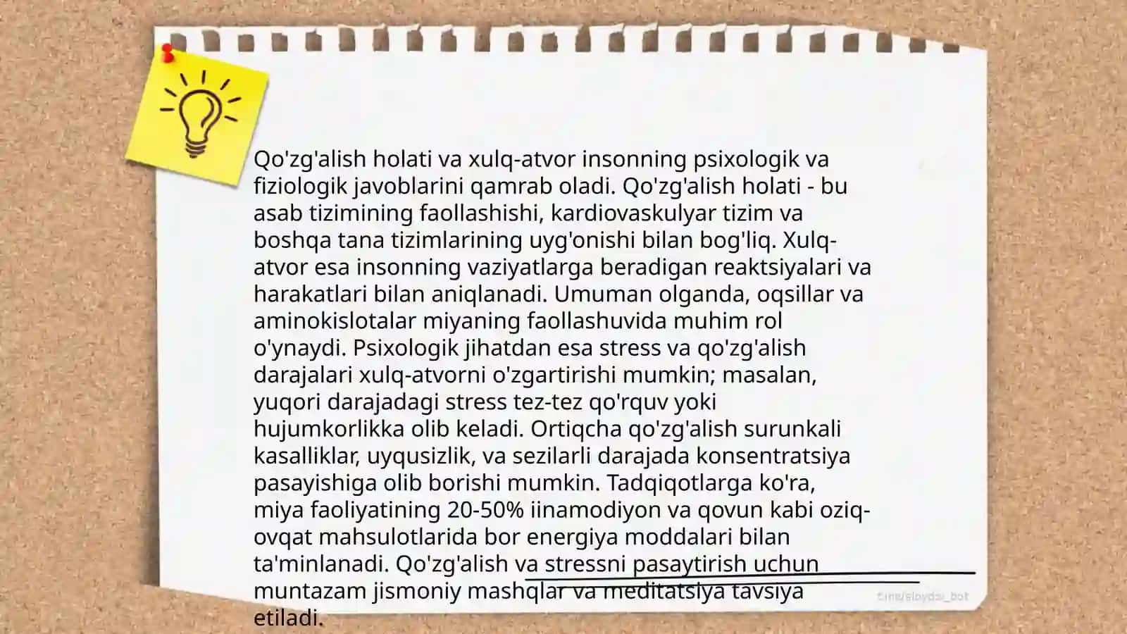 Xulq-atvorga fiziologik asoslar 4