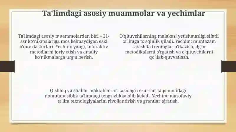 Innovatsion texnologiyalar ta'lim sifatini oshirish manbai sifatida 4