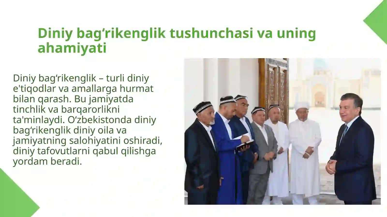 O‘zbekistonda konfessiyalararo diniy bag‘rikenglikning tarixiy tajribasi 4
