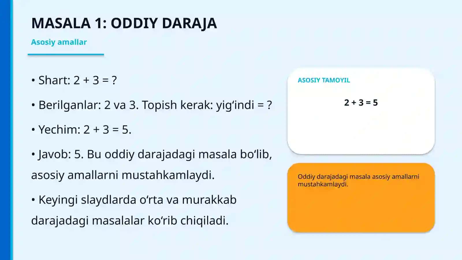 Tanlangan Mavzu Bo‘yicha Bosqichma-Bosqich Murakkablashuvchi Masalalar Tizimini Tuzish 4