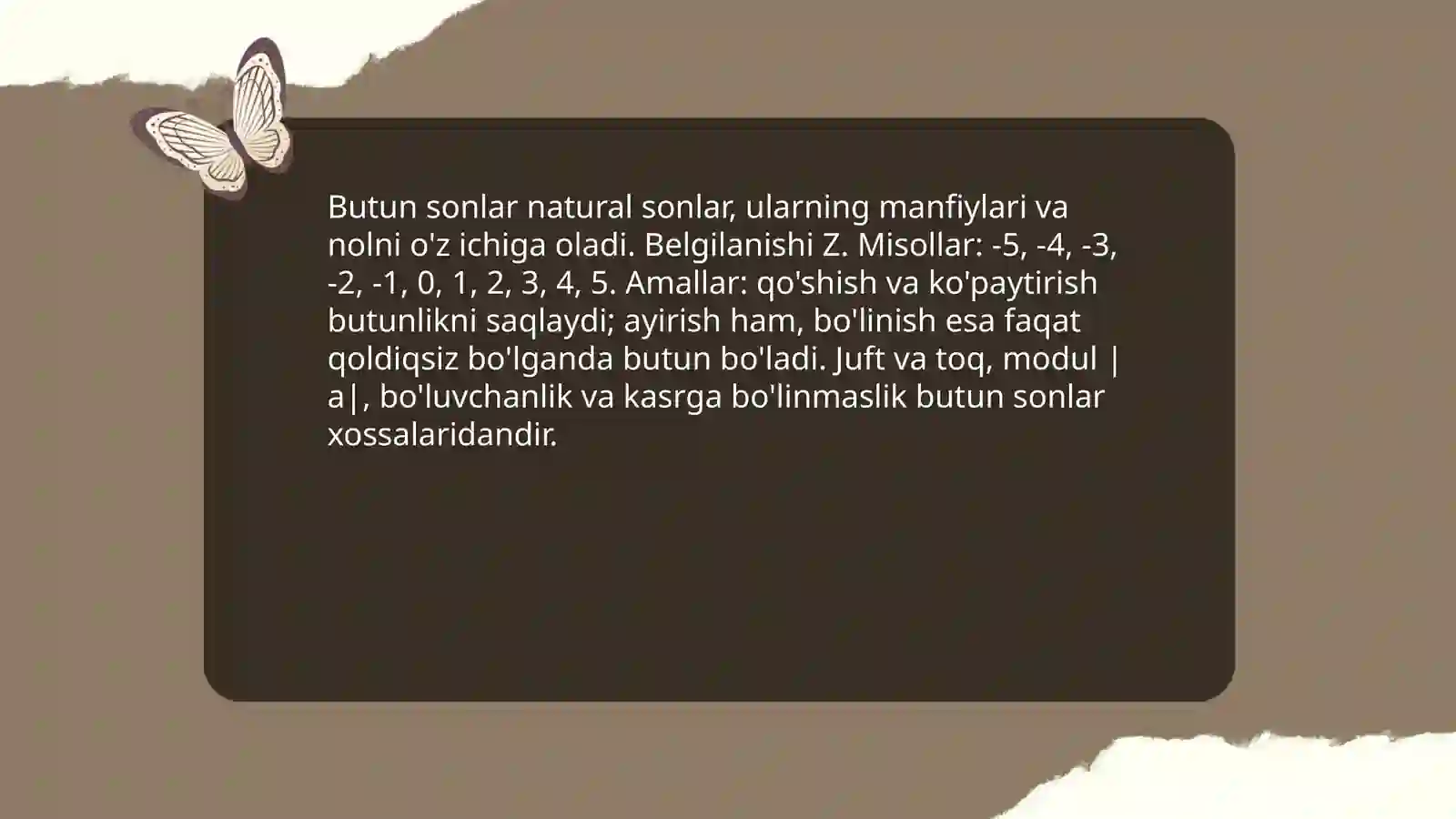 Natural sonlar 4
