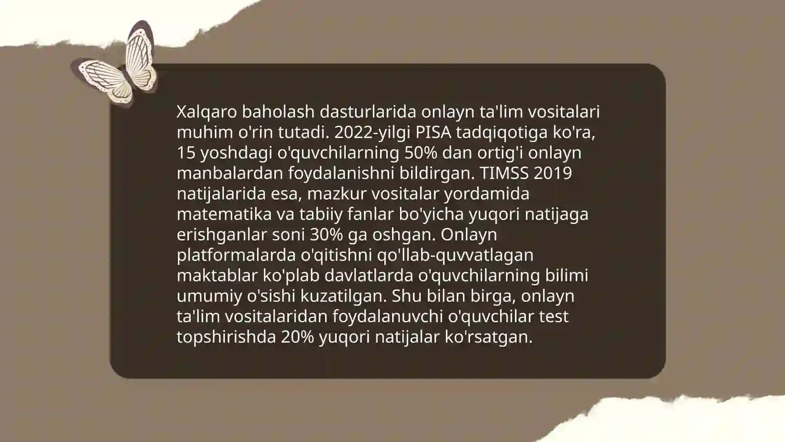 Xalqaro baholash dasturiga tayyorgarlik jarayonida zamonaviy axborot kommunikatsiya texnologiyalarni qoʻllash 4