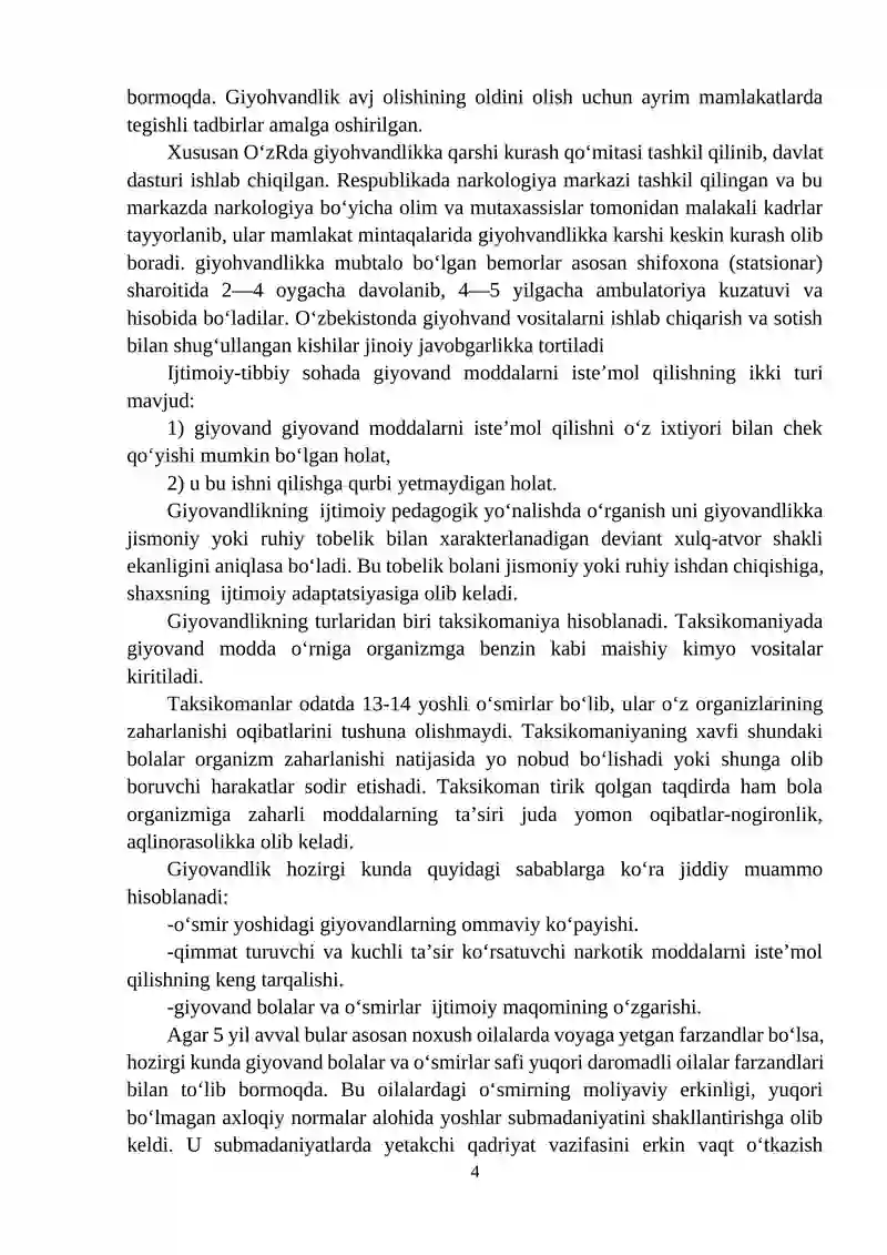 GIYOHVANDLIK DEVIANT XULQ SHAKLI SIFATIDA 4