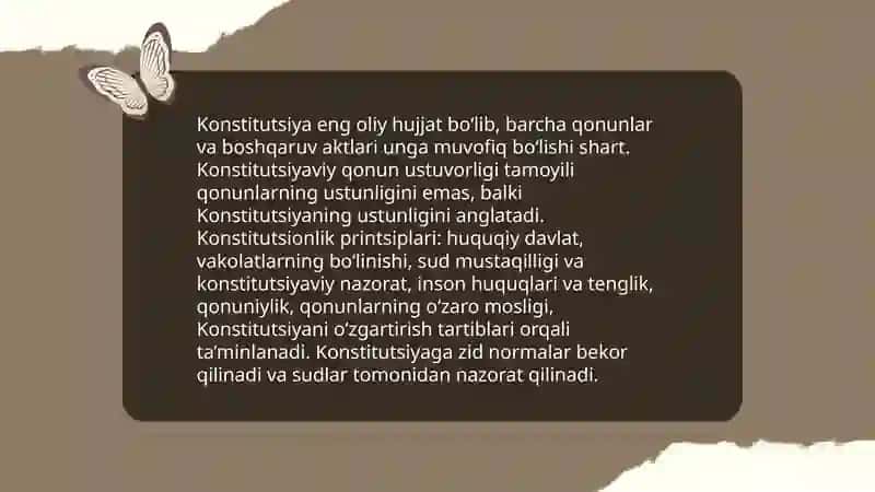 Konstitutsiya huquqiy davlat va baxtiyor jamiyat poydevori 4