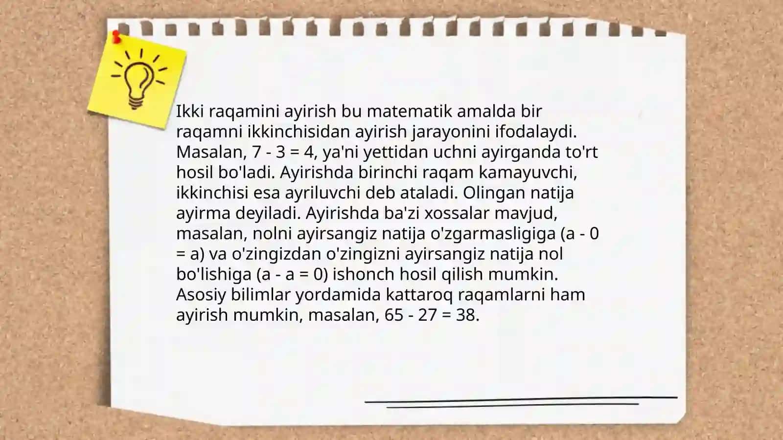 1 dan 20 gacha bo'lgan sonlar doirasida hisoblash malakasini oshirish.Xalqaro o'quv dasturlarini qo'llash 4