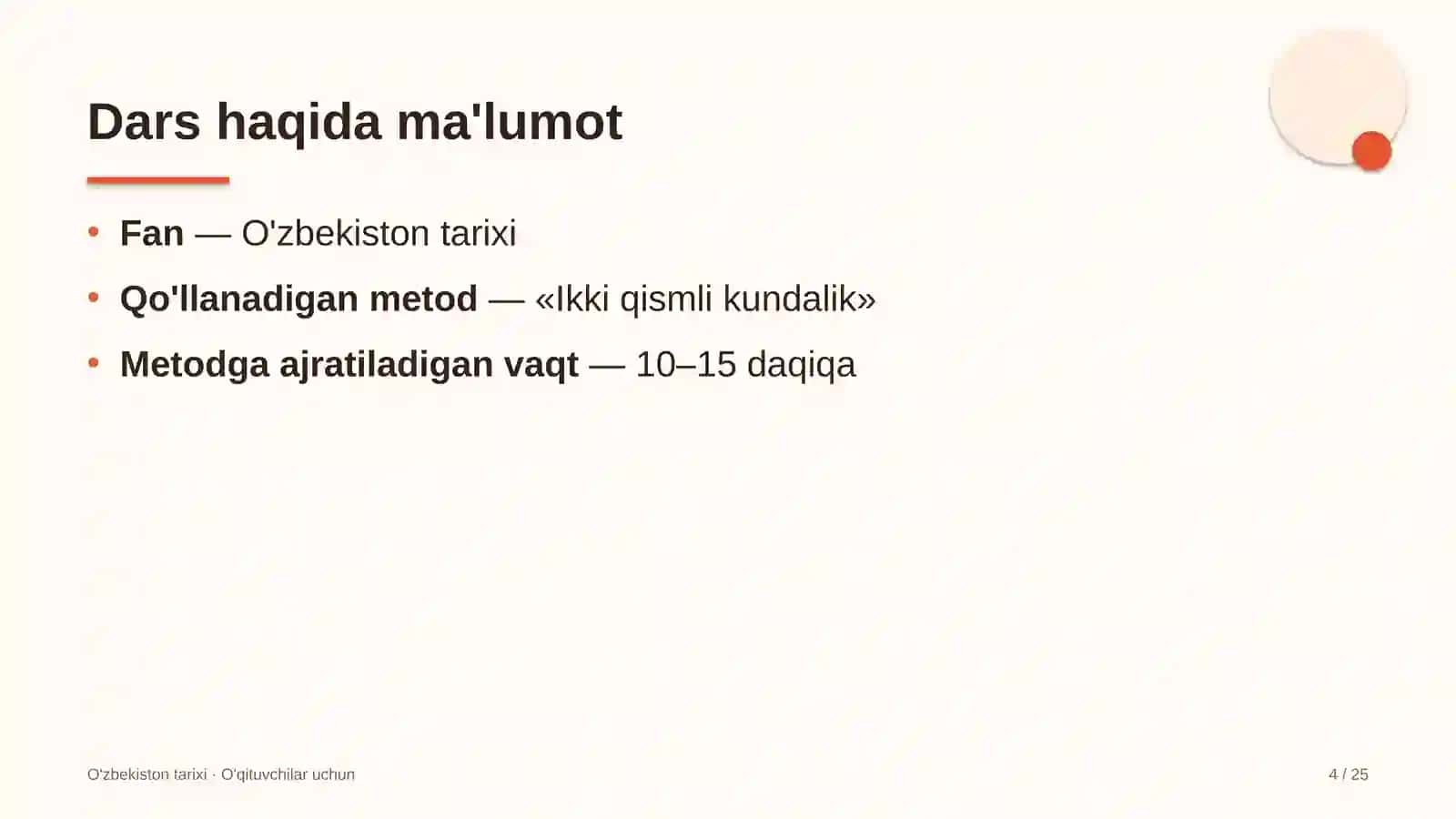 o'zbekiston tarixi darslarida ikki qismli kundalik metodidan foydalanish 3289 4