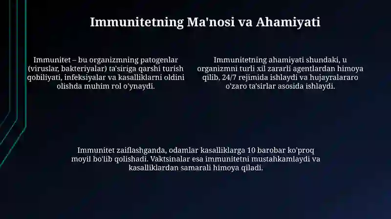 Immunitet va uning turlari 4