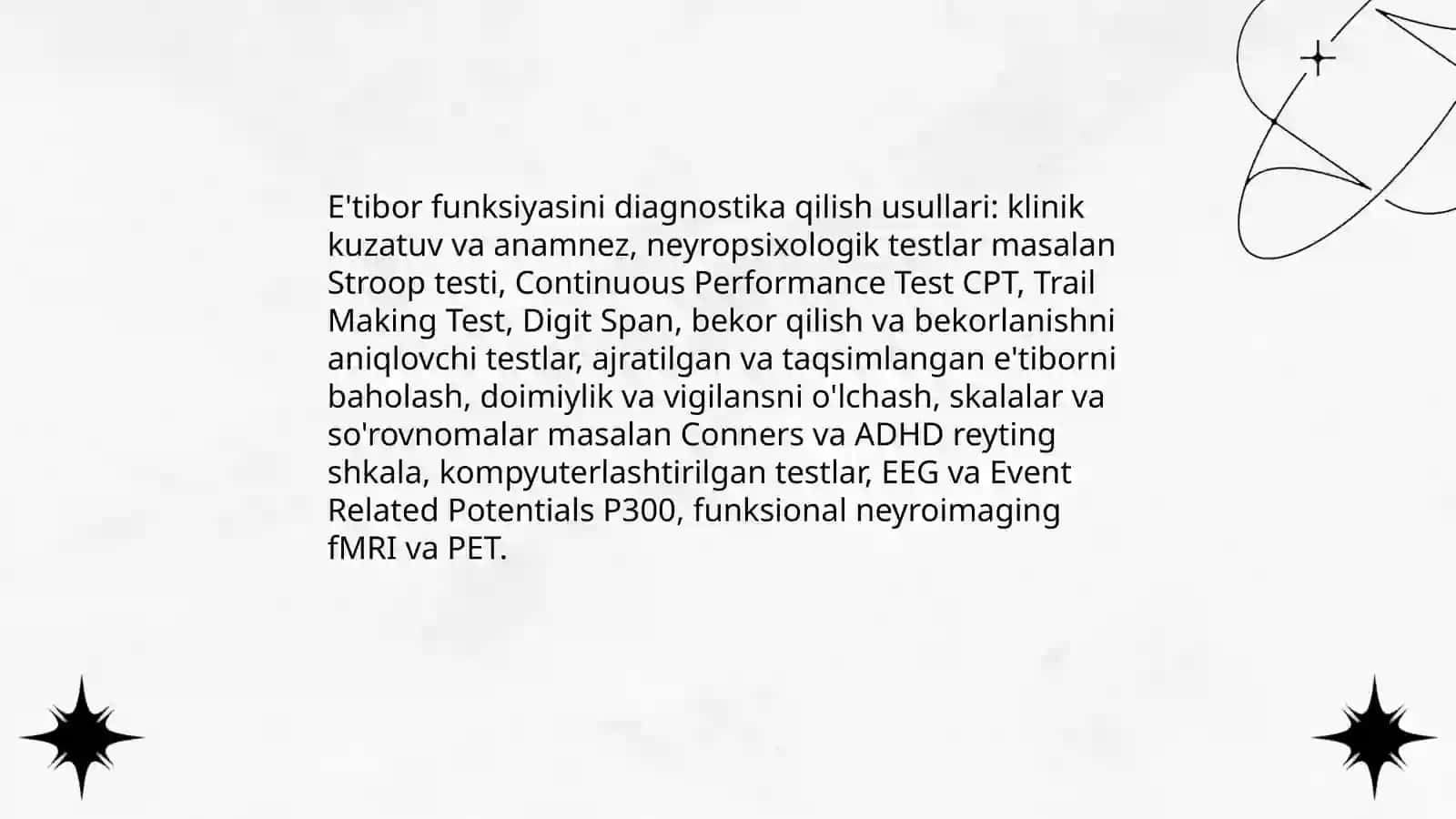 Psixik bilish jarayonlari diagnostikasi 4