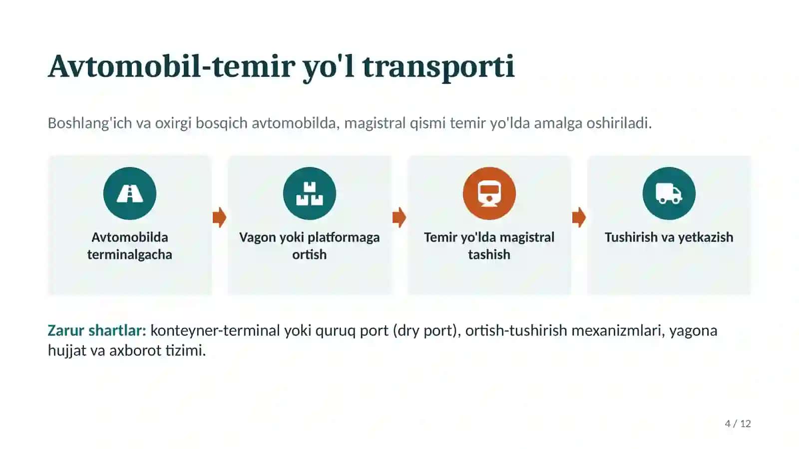 Kon transport mashinalari fani 4