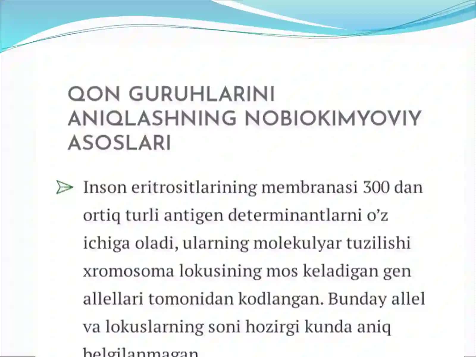 Qon guruhi va rezus faktorni aniqlash 4