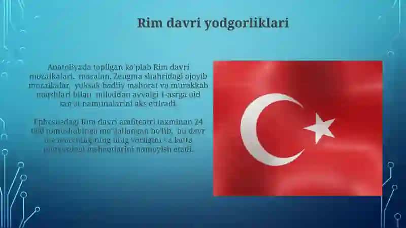 Turkiyaning tarixiy obidalari,qadriyatlari va madaniyatlari 4