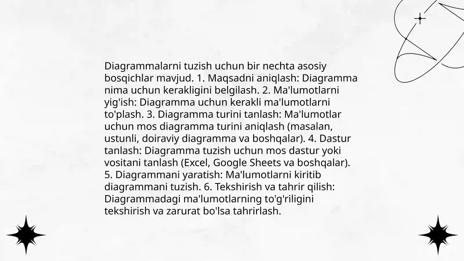Diagrammalar qurish 4