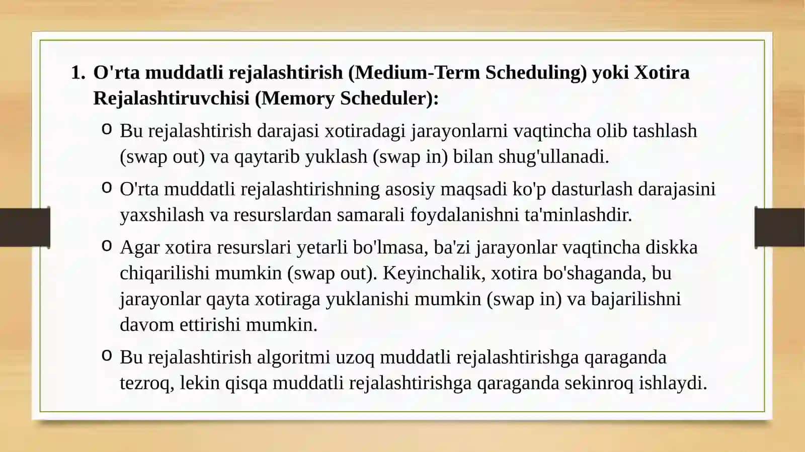 Jarayonlarni Rejalashtirish 4