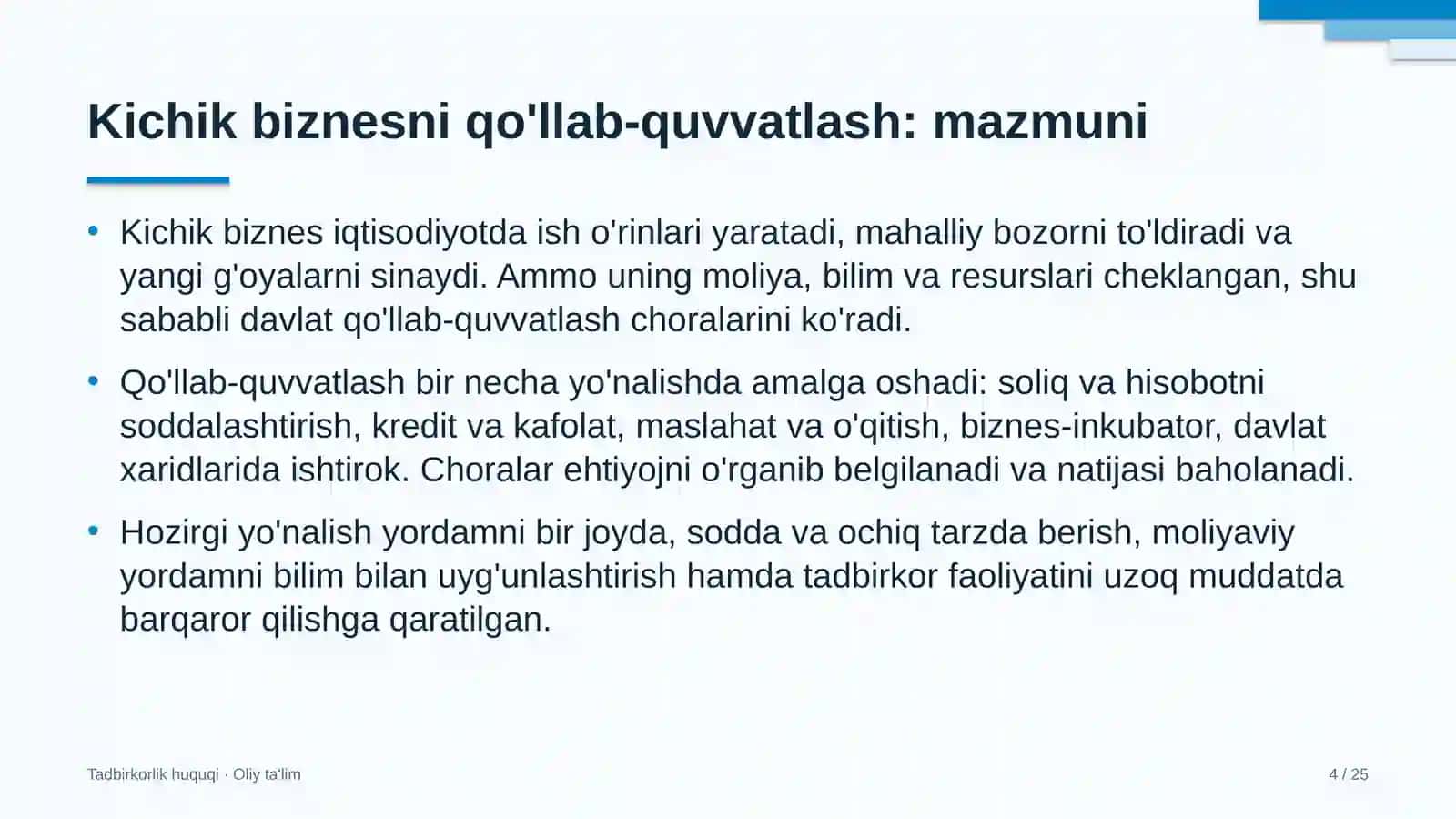 vinochilik korxonalarida kichik biznes va xususiy tadbirkorlikni qo'llab quvvatlash 4926 4